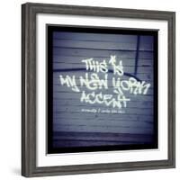My New York Min-Banksy-Framed Giclee Print
