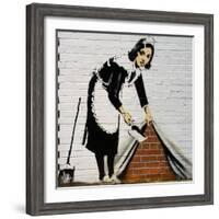 Maid-Banksy-Framed Giclee Print