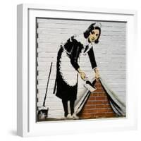 Maid-Banksy-Framed Giclee Print