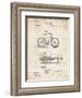 PP51-Vintage Parchment Bicycle Gearing 1894 Patent Poster-Cole Borders-Framed Giclee Print