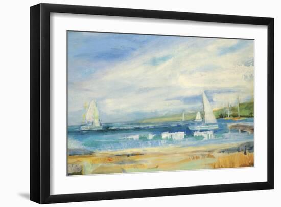 Seaside Harbor I-Jill Martin-Framed Art Print