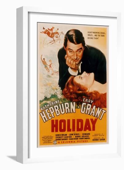 Holiday, Cary Grant, Katharine Hepburn, 1938-null-Framed Art Print