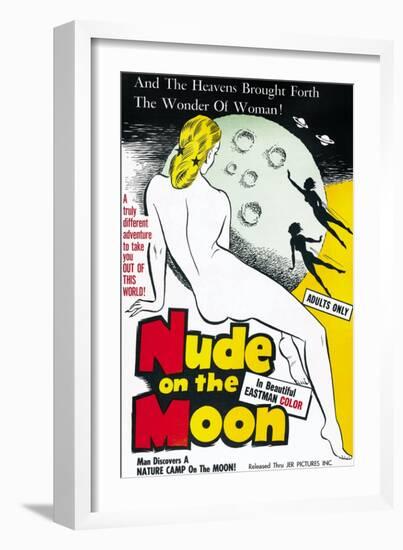 Nude On the Moon, 1961-null-Framed Art Print