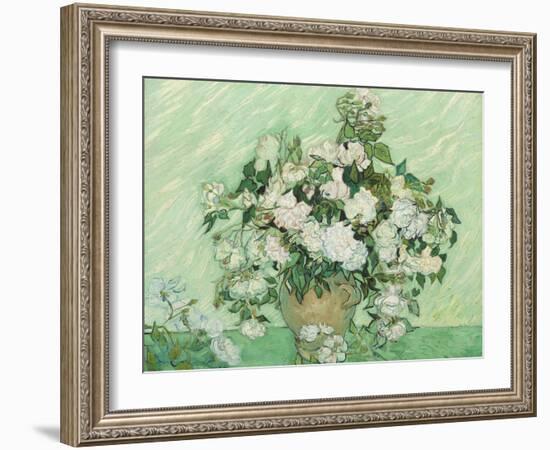 Roses, 1890-Vincent van Gogh-Framed Art Print