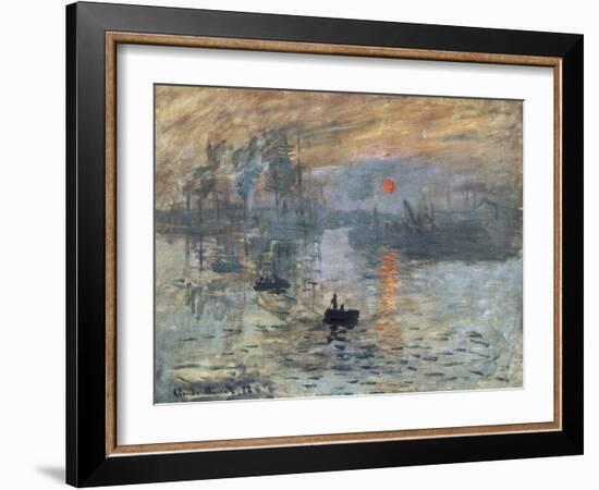 Impression, Sunrise-Claude Monet-Framed Art Print