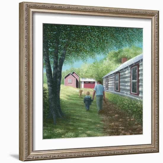 A Day with Dad-Kevin Dodds-Framed Giclee Print