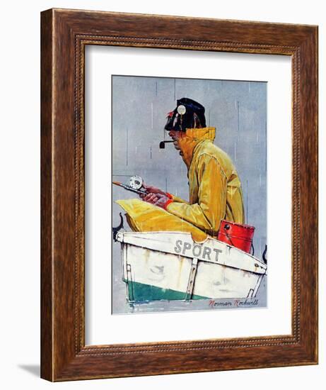 "Sport", April 29,1939-Norman Rockwell-Framed Giclee Print