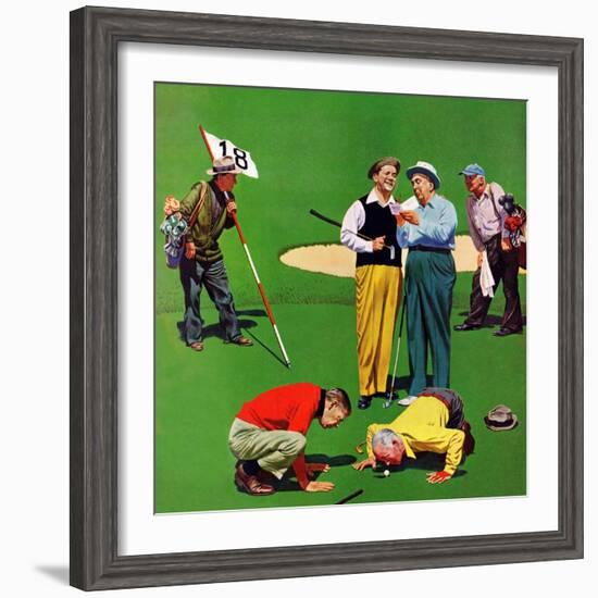 "Eighteenth Hole", August 6, 1955-John Falter-Framed Giclee Print