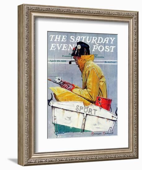 "Sport" Saturday Evening Post Cover, April 29,1939-Norman Rockwell-Framed Giclee Print