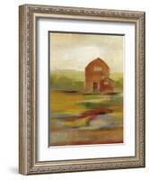 Hillside Barn II v2-Silvia Vassileva-Framed Art Print