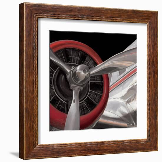 Travel by Air Dark II-Marco Fabiano-Framed Art Print