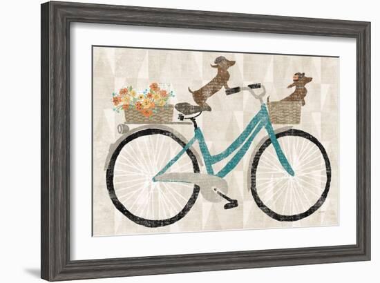 Doxie Ride ver I-Sue Schlabach-Framed Art Print