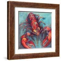 Lobster-Jeanette Vertentes-Framed Art Print