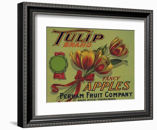 Warshaw Collection of Business Americana Food; Fruit Crate Labels, Perham Fruit Company-null-Framed Art Print