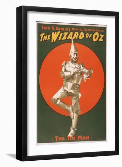 "The Wizard of Oz" Musical Theatre Poster No.2-Lantern Press-Framed Art Print