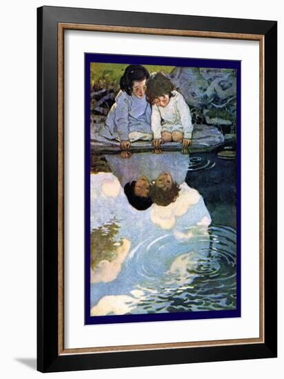 Looking-Glass River-Jessie Willcox-Smith-Framed Art Print