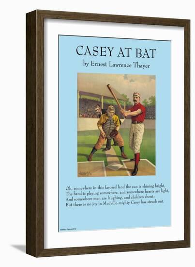 Casey at the Bat-null-Framed Art Print
