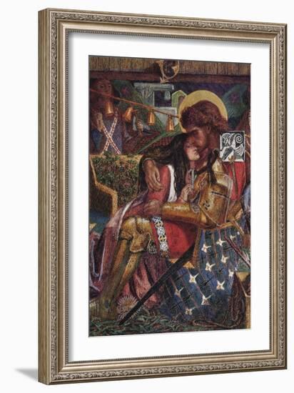 The Wedding of St. George and Princess Sabra-Dante Gabriel Rossetti-Framed Art Print