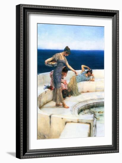 Silver Favorites-Sir Lawrence Alma-Tadema-Framed Art Print