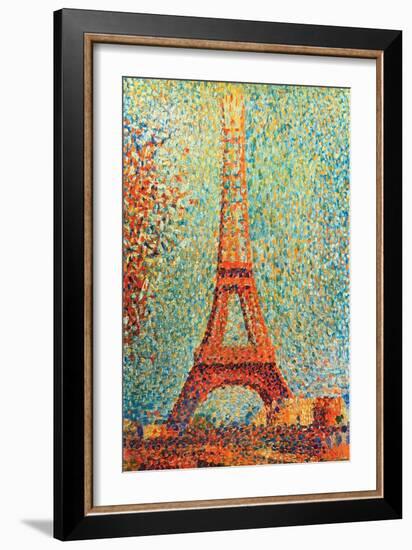 The Eiffel Tower-Georges Seurat-Framed Art Print