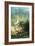 Cho-Looke, Yosemite Waterfall-Albert Bierstadt-Framed Art Print