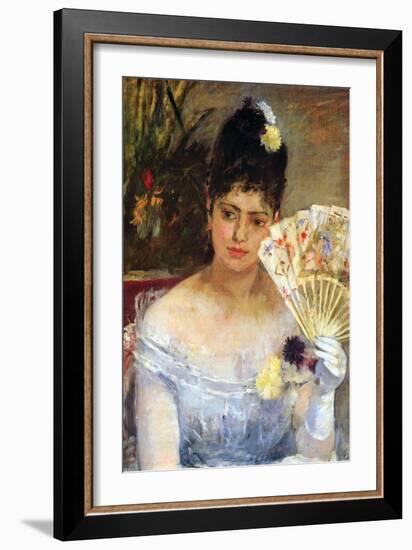 At the Ball-Berthe Morisot-Framed Art Print