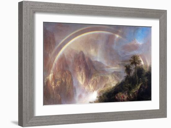 Rainy Season in the Tropics-Frederic Edwin Church-Framed Art Print