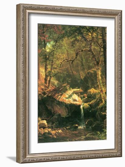 The Mountain-Albert Bierstadt-Framed Art Print