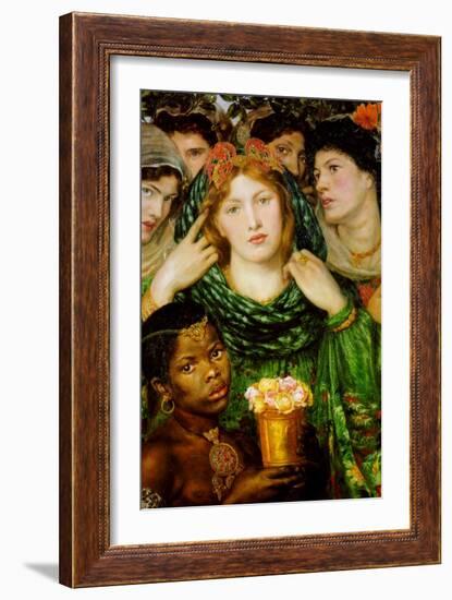 The Beloved-Dante Gabriel Rossetti-Framed Art Print