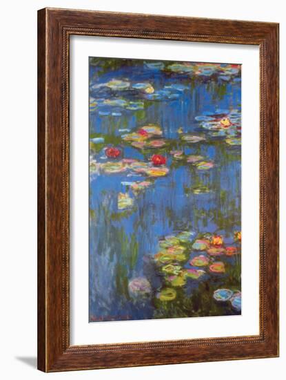 Water Lilies No. 3-Claude Monet-Framed Art Print