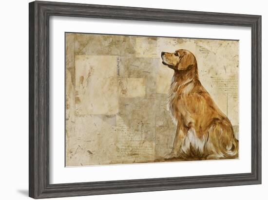 A Dog's Story 2-Elizabeth Hope-Framed Giclee Print