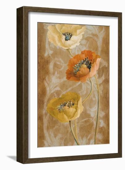 Poppies de Brun II-Lanie Loreth-Framed Art Print