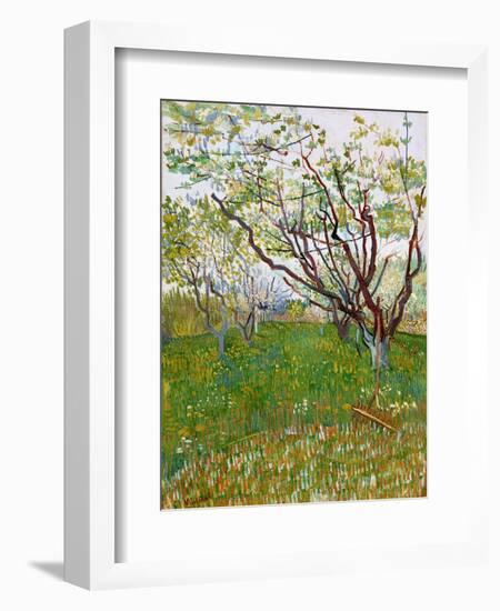 The Flowering Orchard-Vincent van Gogh-Framed Giclee Print