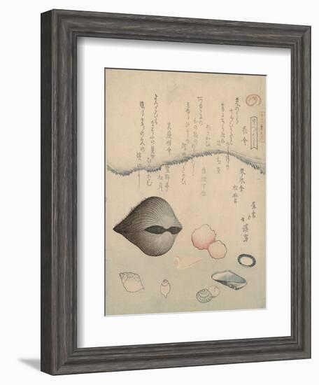 Aragai, Masu?gai, Anagai: Clams-Totoya Hokkei-Framed Giclee Print