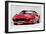 Ferrari 208 GTB Turbo Watercolor-NaxArt-Framed Art Print