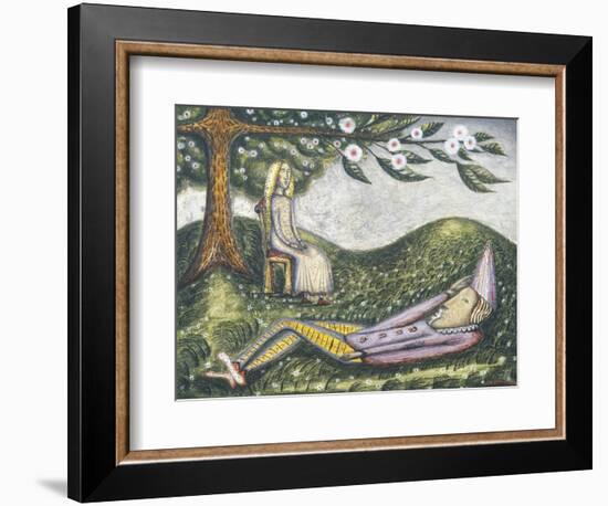 The Sleeping Fool-Cecil Collins-Framed Giclee Print