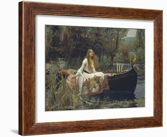 The Lady of Shalott-John William Waterhouse-Framed Giclee Print