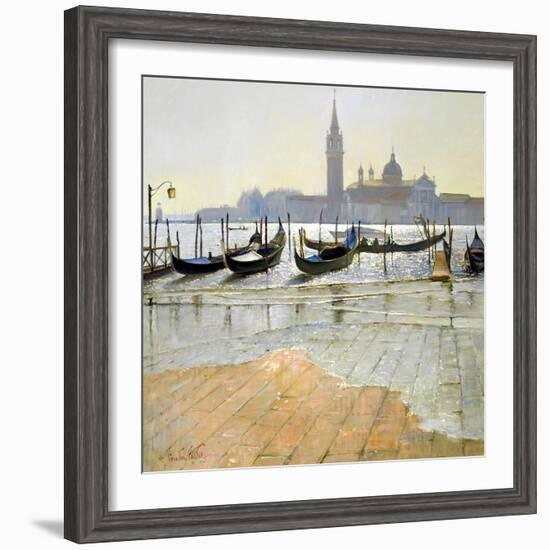 Venice at Dawn-Timothy Easton-Framed Giclee Print