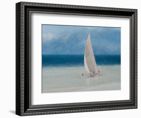 Fishermen, Kilifi, 2012-Lincoln Seligman-Framed Giclee Print