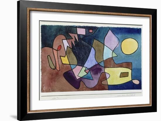 Dramatic Landscape, 1928-Paul Klee-Framed Giclee Print