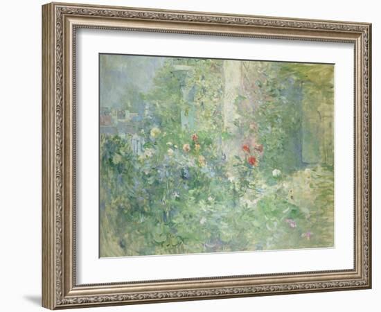 Garten in Bougival, 1884-Berthe Morisot-Framed Giclee Print