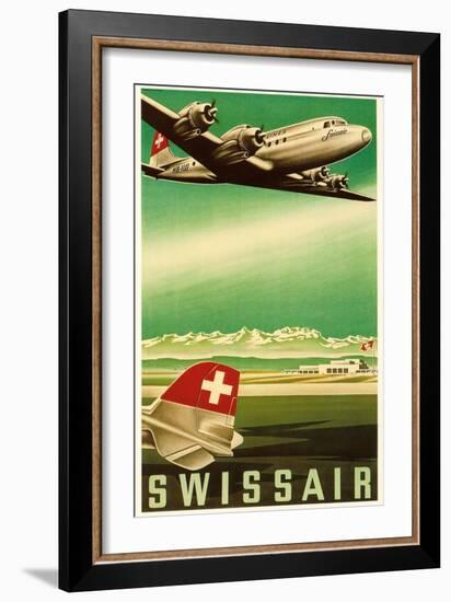 Airline Travel Poster-null-Framed Art Print