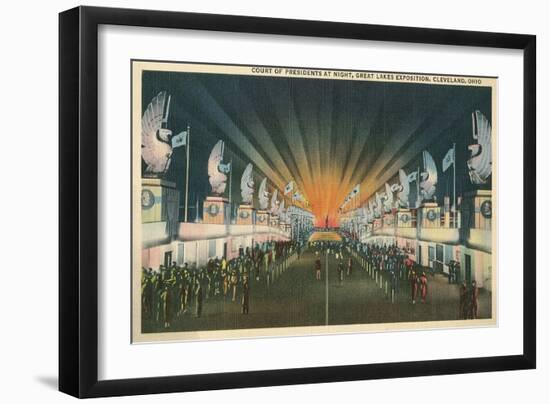 Court of Presidents, Cleveland World's Fair-null-Framed Art Print