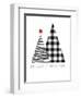 Modern Merry Christmas-Linda Woods-Framed Art Print
