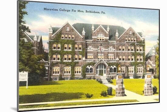 Moravian College, Bethlehem-null-Mounted Art Print