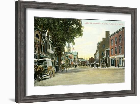 Main Street, Plymouth-null-Framed Art Print