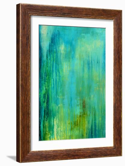 Blue Mountain Rain I-Erin Ashley-Framed Art Print