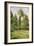 Poplars, Eragny-Camille Pissarro-Framed Art Print