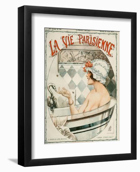 La Vie Parisienne, Cheri Herouard, 1919, France-null-Framed Giclee Print