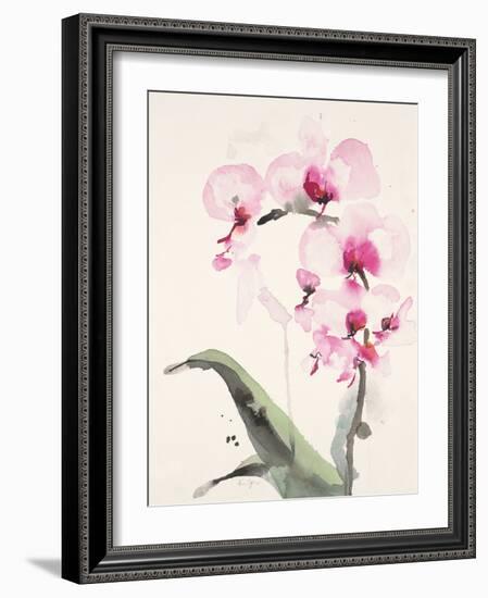 Morning Orchid 1-Karin Johannesson-Framed Art Print